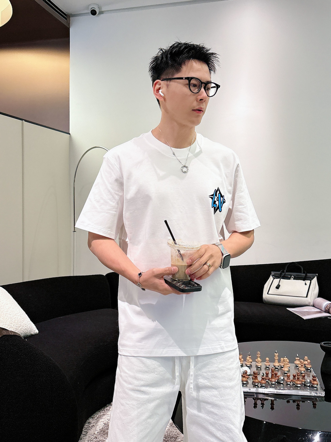 2026SS新品驴牌lv男士新款圆领短袖，香港洋行渠道货，重磅高端臻品，高奢品鉴白金级单品，26年官柜新