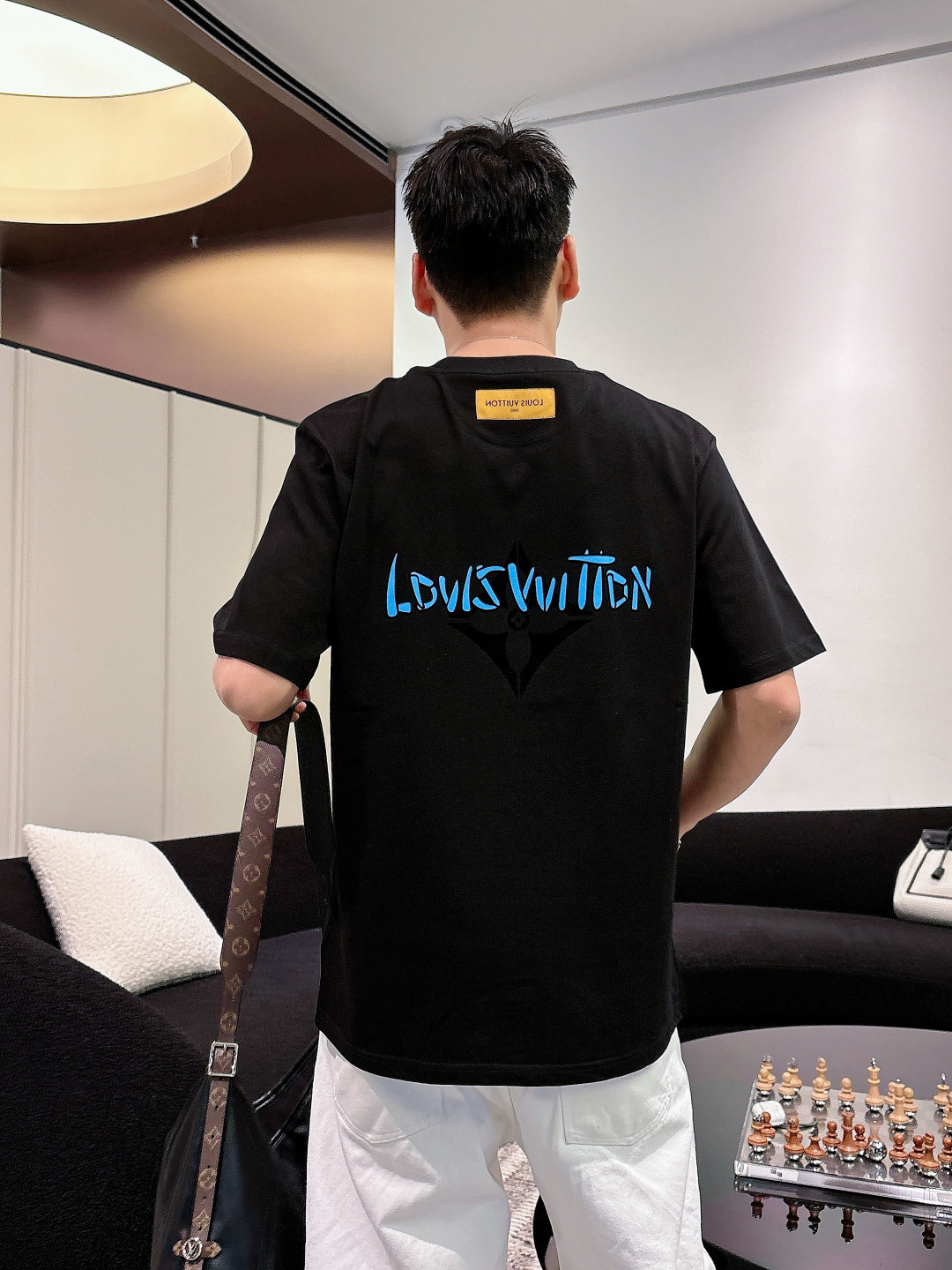 2026SS新品驴牌lv男士新款圆领短袖，香港洋行渠道货，重磅高端臻品，高奢品鉴白金级单品，26年官柜新
