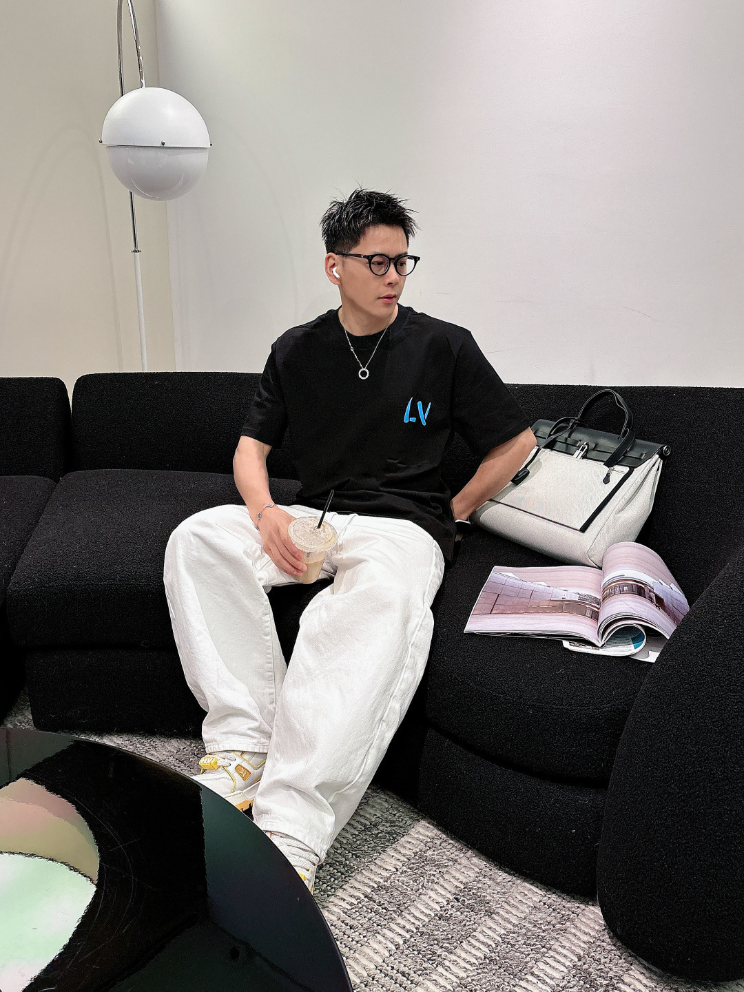 2026SS新品驴牌lv男士新款圆领短袖，香港洋行渠道货，重磅高端臻品，高奢品鉴白金级单品，26年官柜新