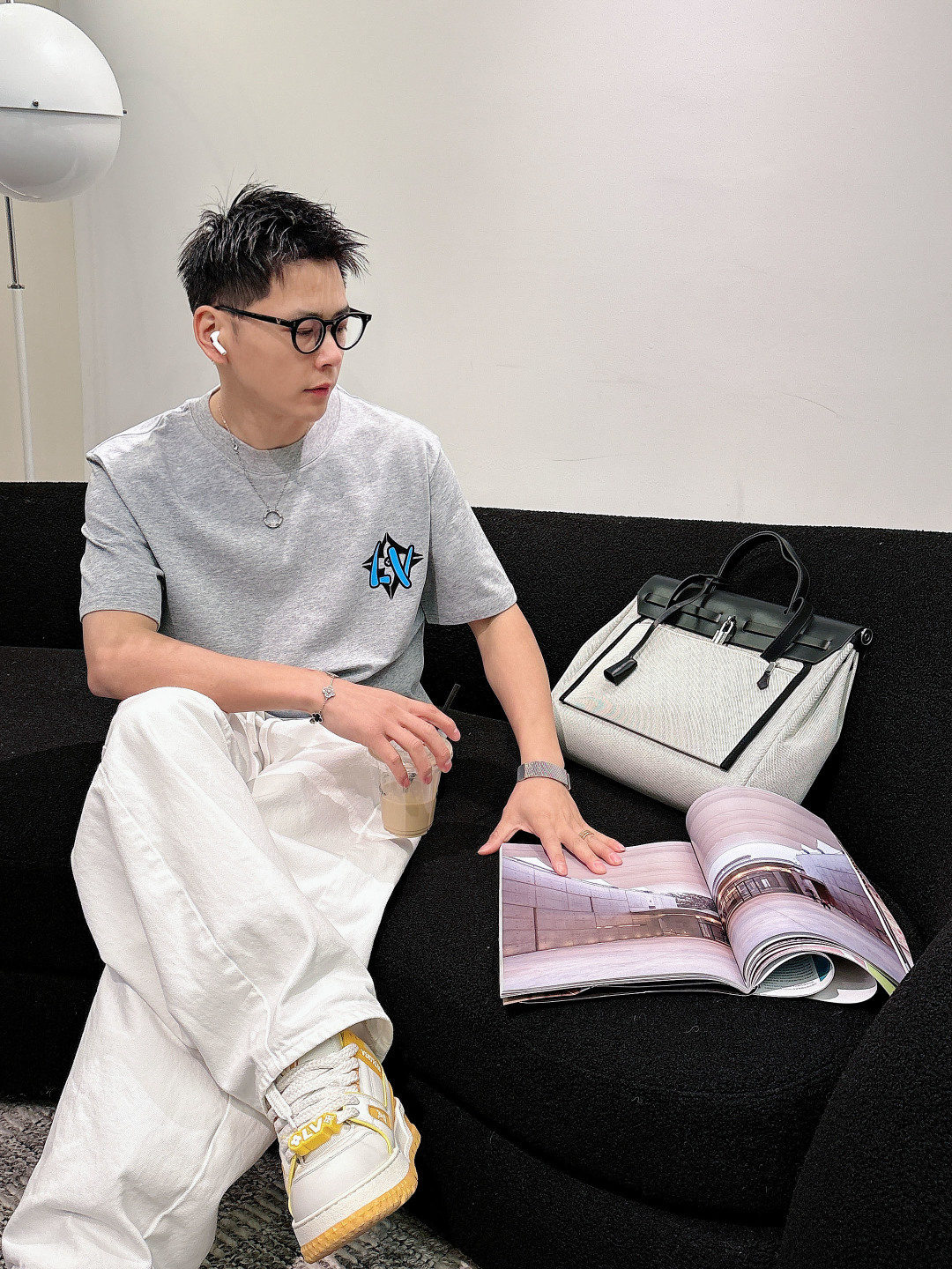 2026SS新品驴牌lv男士新款圆领短袖，香港洋行渠道货，重磅高端臻品，高奢品鉴白金级单品，26年官柜新