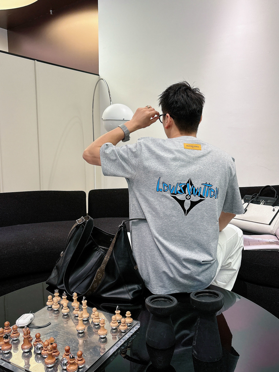 2026SS新品驴牌lv男士新款圆领短袖，香港洋行渠道货，重磅高端臻品，高奢品鉴白金级单品，26年官柜新