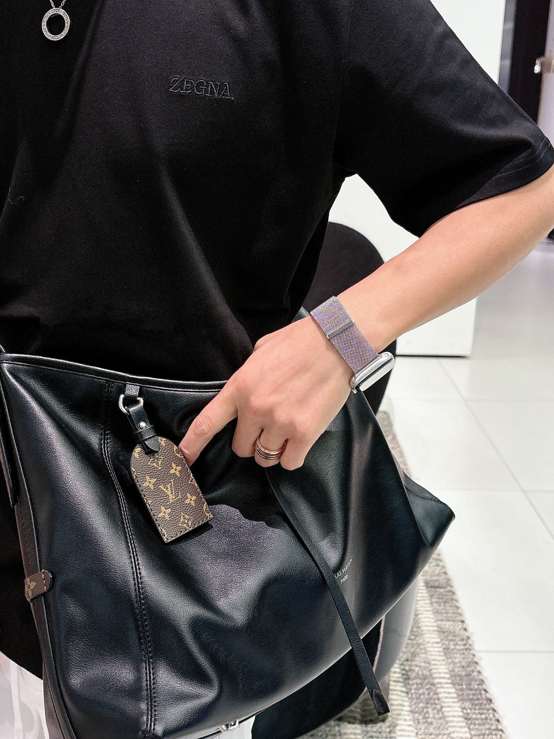 Zegna，2026ss夏季最新品，专柜同步有售，原单狠货，时尚休闲圆领短袖T恤，采用进口原版面料，舒适