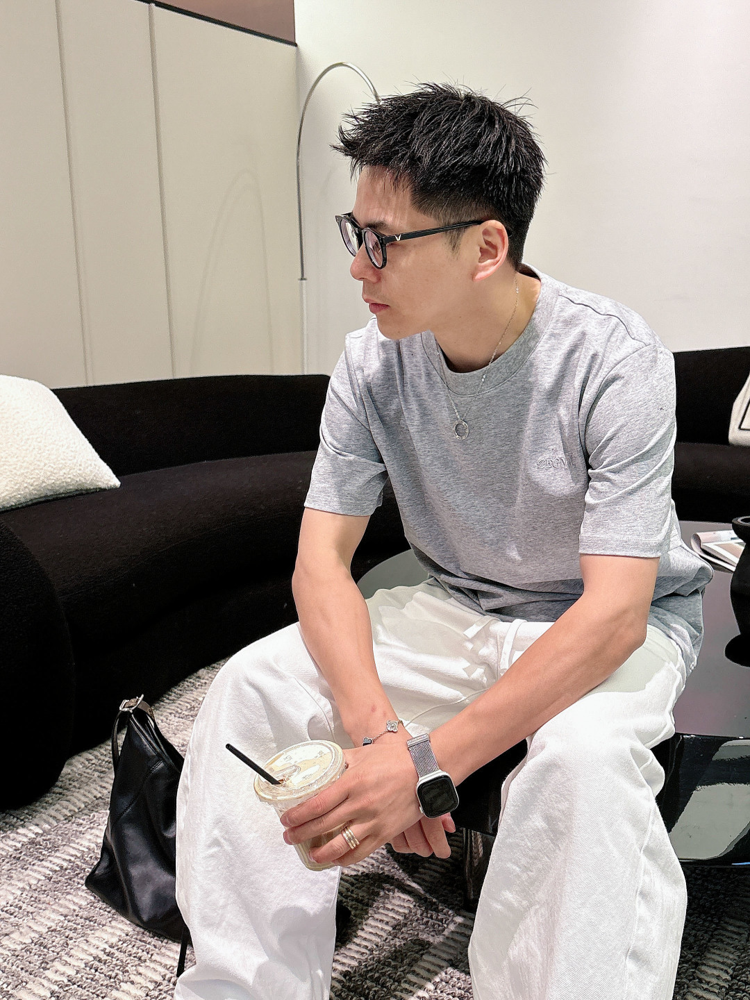 Zegna，2026ss夏季最新品，专柜同步有售，原单狠货，时尚休闲圆领短袖T恤，采用进口原版面料，舒适