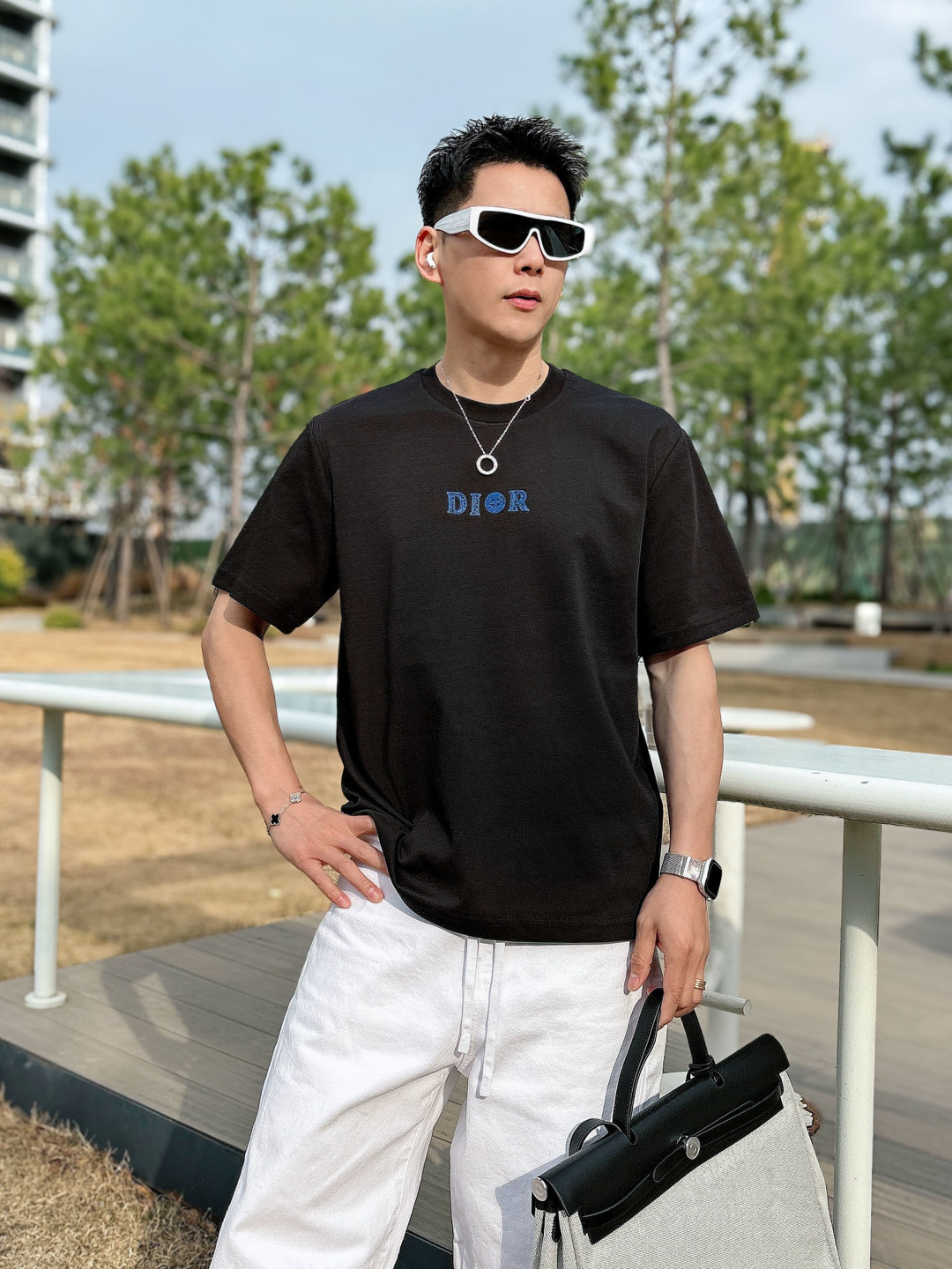 Dior迪奥 2026ss 春夏新款首发专柜最新款短袖圆领T恤 高端订制 设计前卫时尚！手感柔软.穿着舒