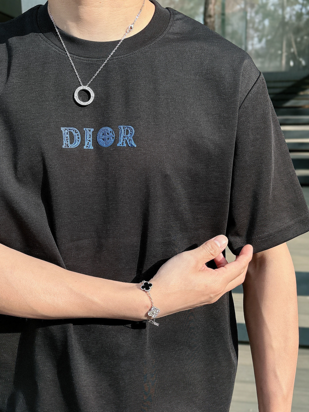 Dior迪奥 2026ss 春夏新款首发专柜最新款短袖圆领T恤 高端订制 设计前卫时尚！手感柔软.穿着舒