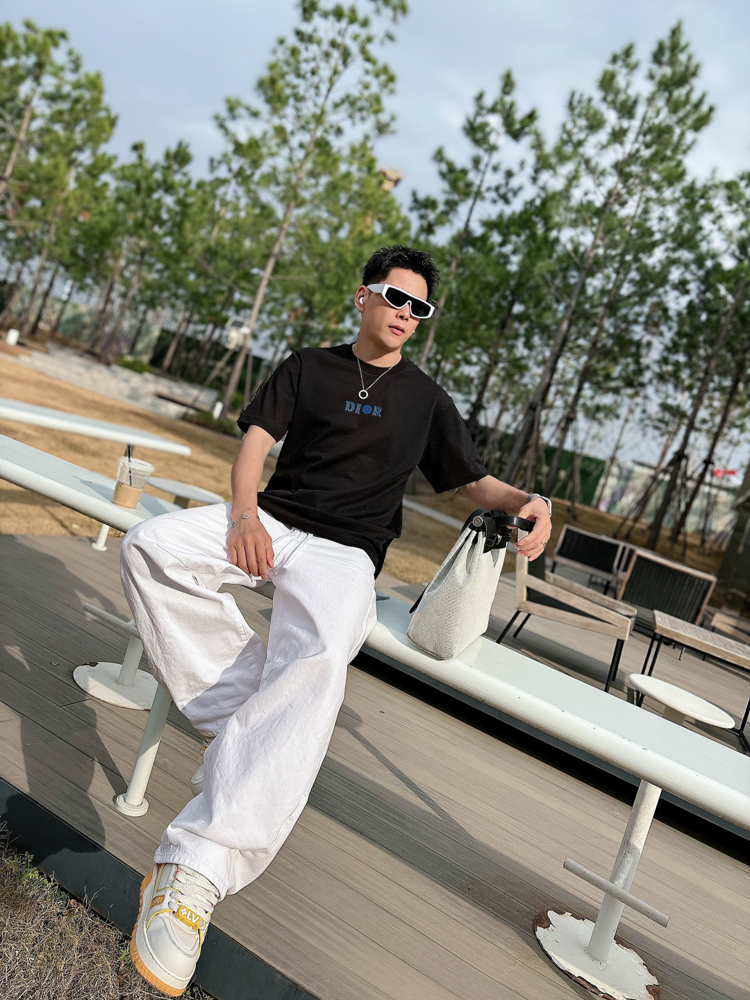 Dior迪奥 2026ss 春夏新款首发专柜最新款短袖圆领T恤 高端订制 设计前卫时尚！手感柔软.穿着舒