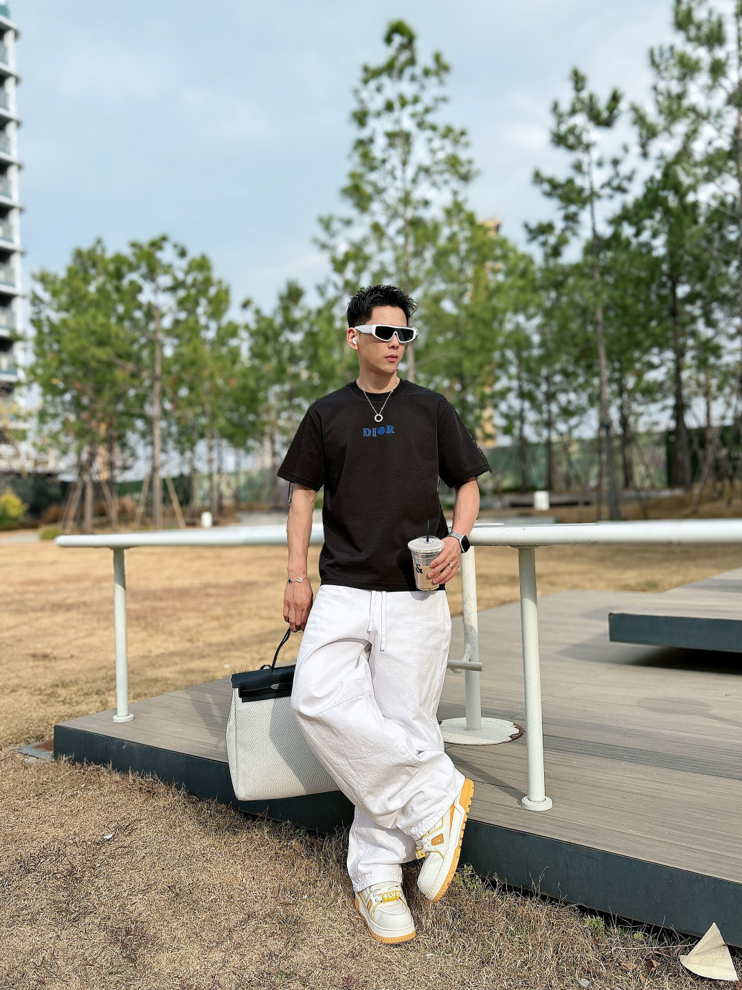 Dior迪奥 2026ss 春夏新款首发专柜最新款短袖圆领T恤 高端订制 设计前卫时尚！手感柔软.穿着舒