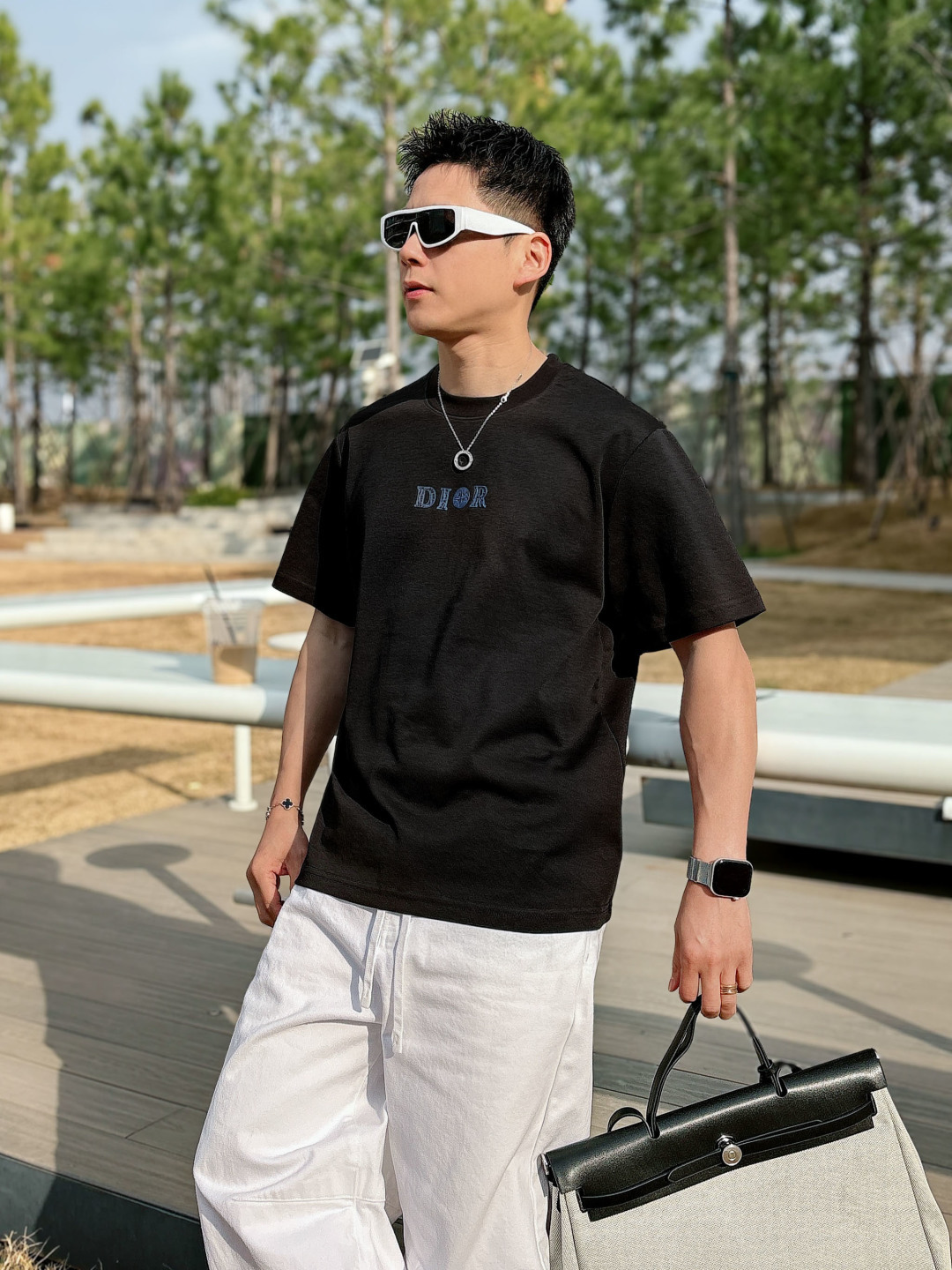 Dior迪奥 2026ss 春夏新款首发专柜最新款短袖圆领T恤 高端订制 设计前卫时尚！手感柔软.穿着舒