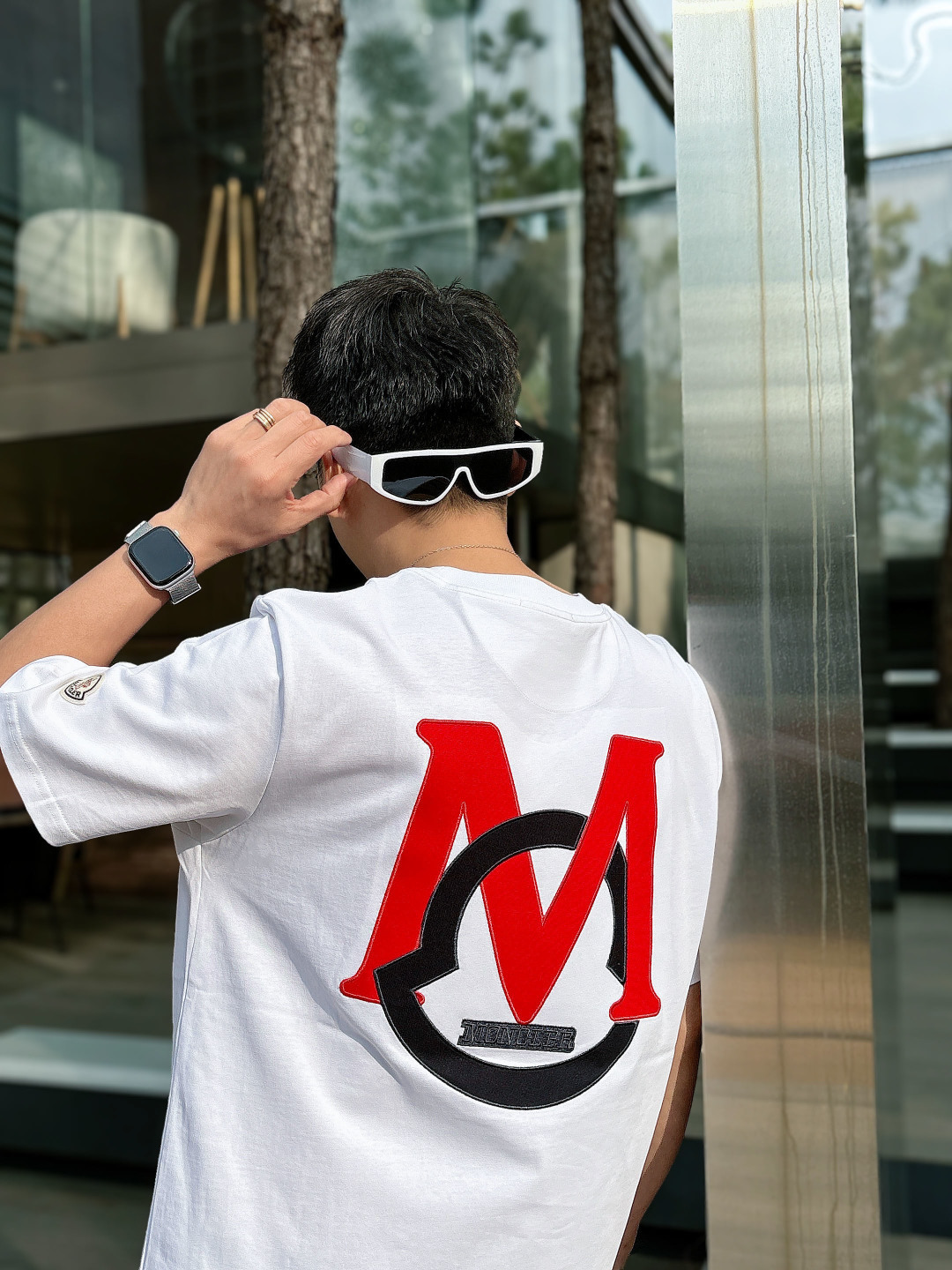 Moncl 2026ss春夏最新男女同款👫贸易订单短袖T恤，全品相！！网红款！上身舒适透气，不僵硬，整体