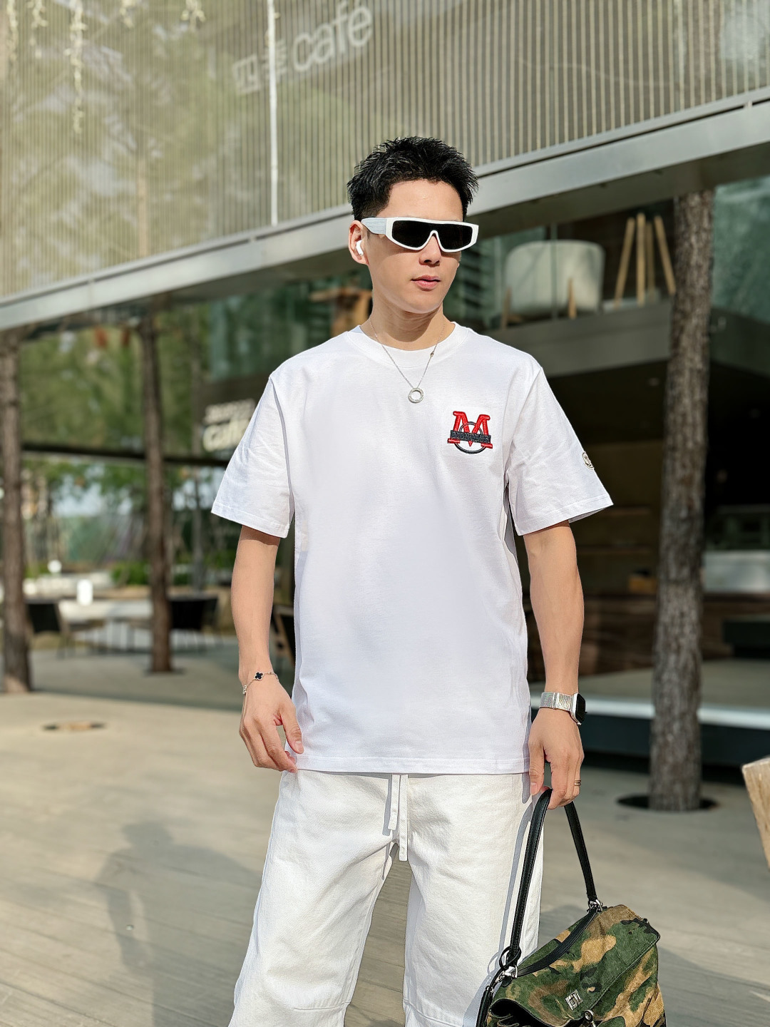 Moncl 2026ss春夏最新男女同款👫贸易订单短袖T恤，全品相！！网红款！上身舒适透气，不僵硬，整体