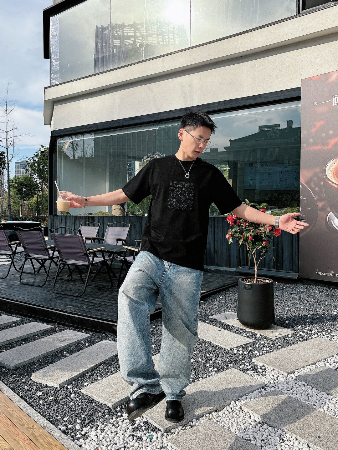 Loew2026ss 春夏新款首发专柜最新款短袖圆领T恤 高端订制 设计前卫时尚！经典品牌logo高端定