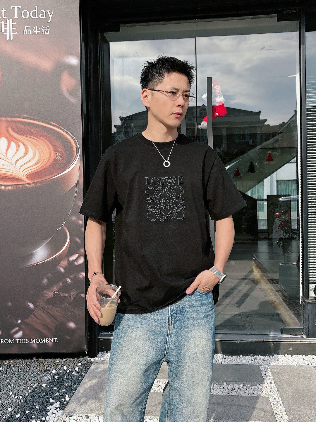 Loew2026ss 春夏新款首发专柜最新款短袖圆领T恤 高端订制 设计前卫时尚！经典品牌logo高端定