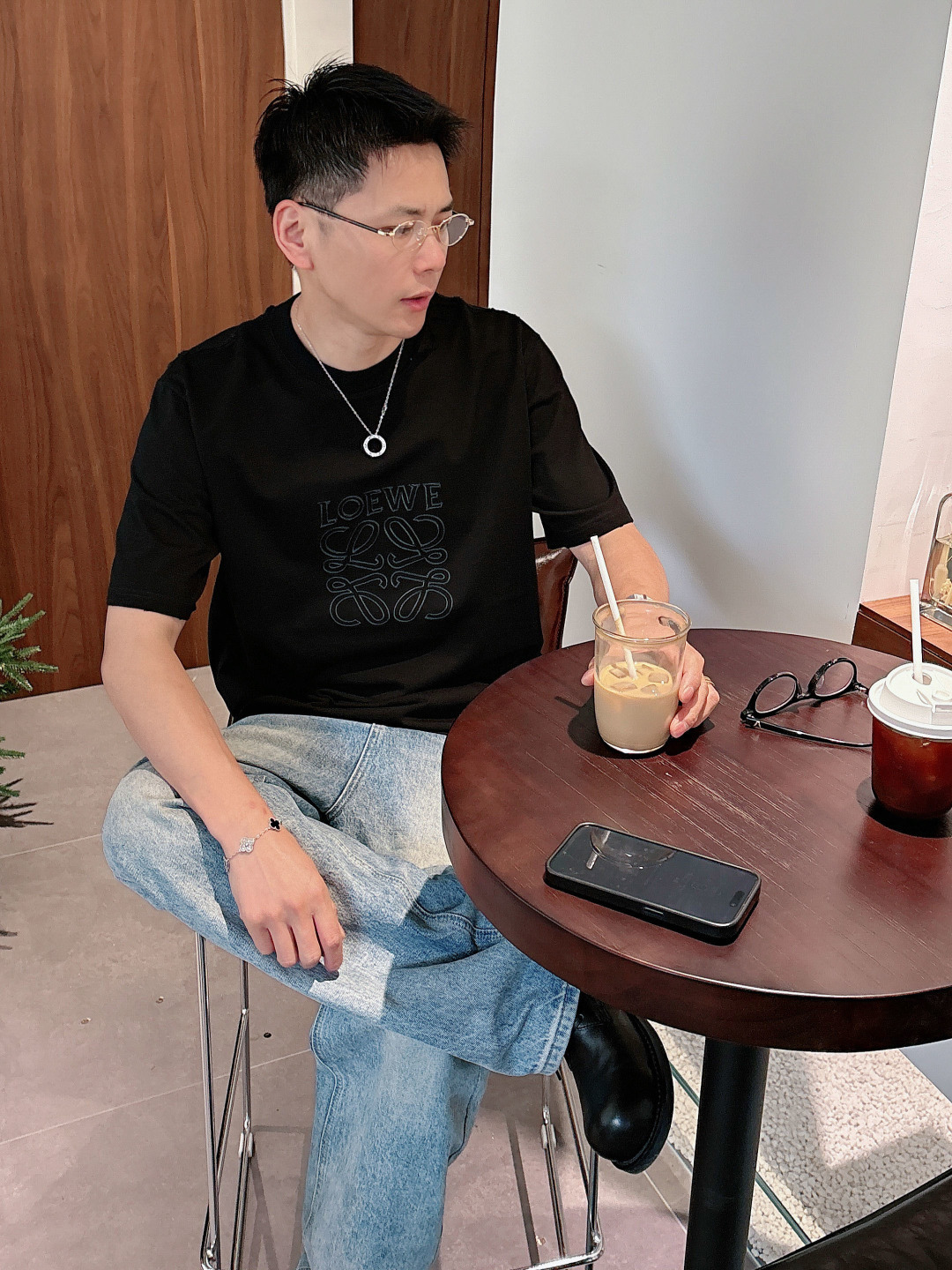 Loew2026ss 春夏新款首发专柜最新款短袖圆领T恤 高端订制 设计前卫时尚！经典品牌logo高端定