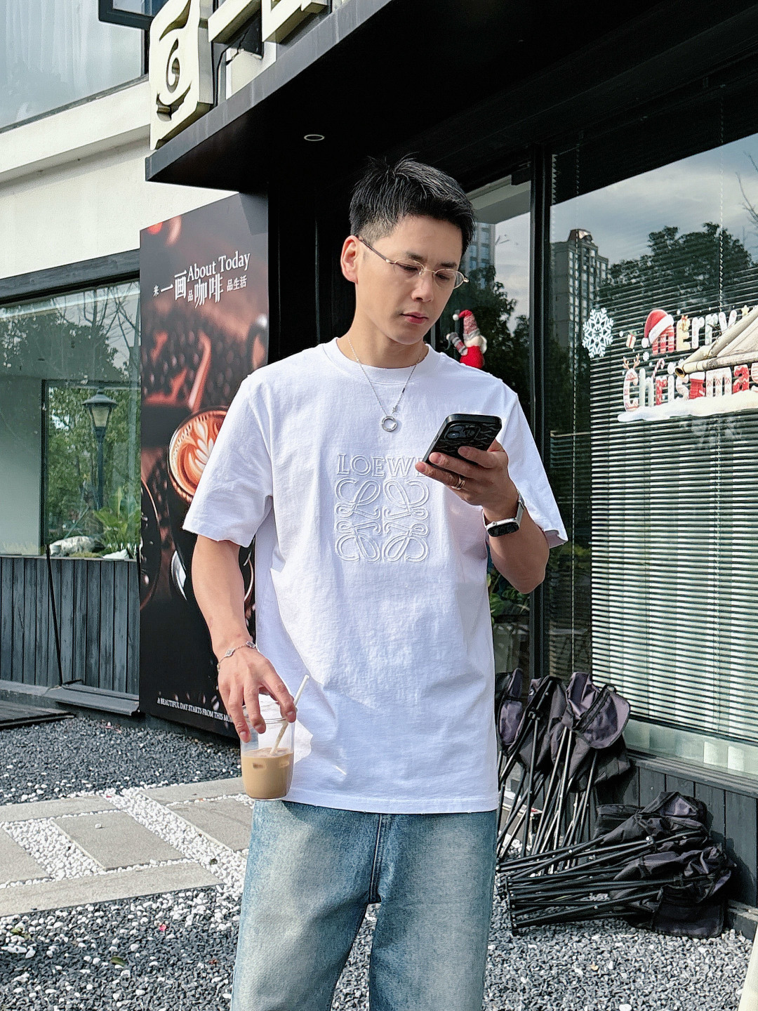 Loew2026ss 春夏新款首发专柜最新款短袖圆领T恤 高端订制 设计前卫时尚！经典品牌logo高端定