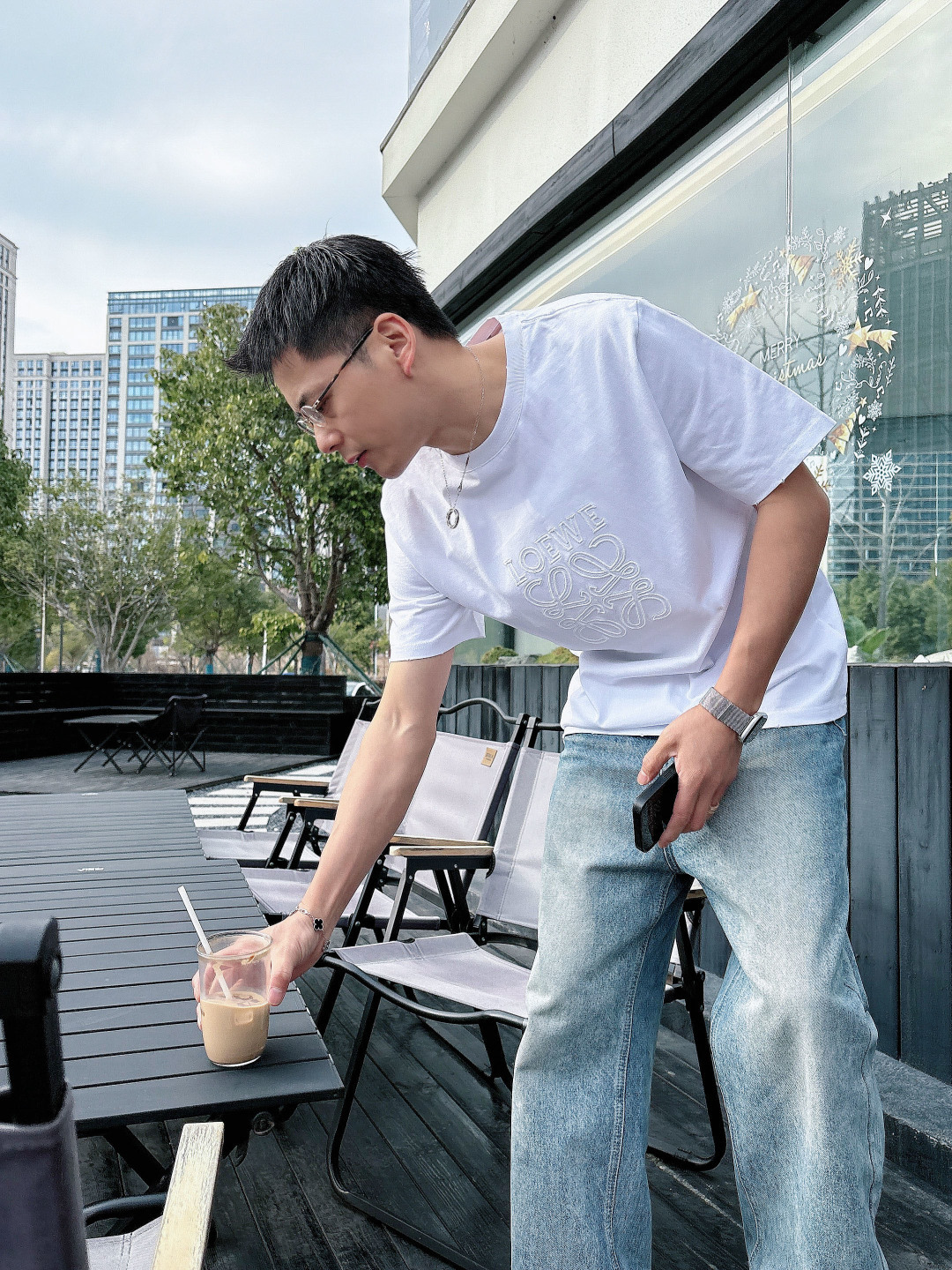 Loew2026ss 春夏新款首发专柜最新款短袖圆领T恤 高端订制 设计前卫时尚！经典品牌logo高端定