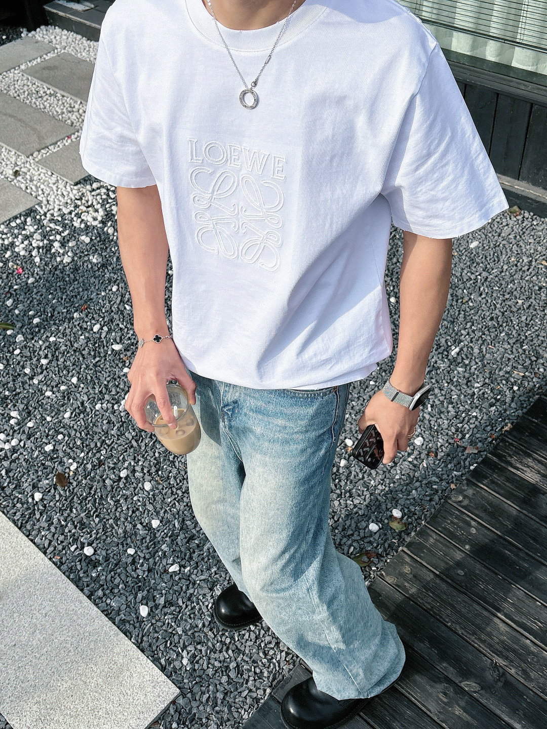 Loew2026ss 春夏新款首发专柜最新款短袖圆领T恤 高端订制 设计前卫时尚！经典品牌logo高端定