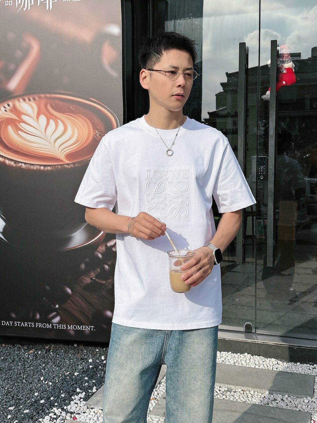 Loew2026ss 春夏新款首发专柜最新款短袖圆领T恤 高端订制 设计前卫时尚！经典品牌logo高端定