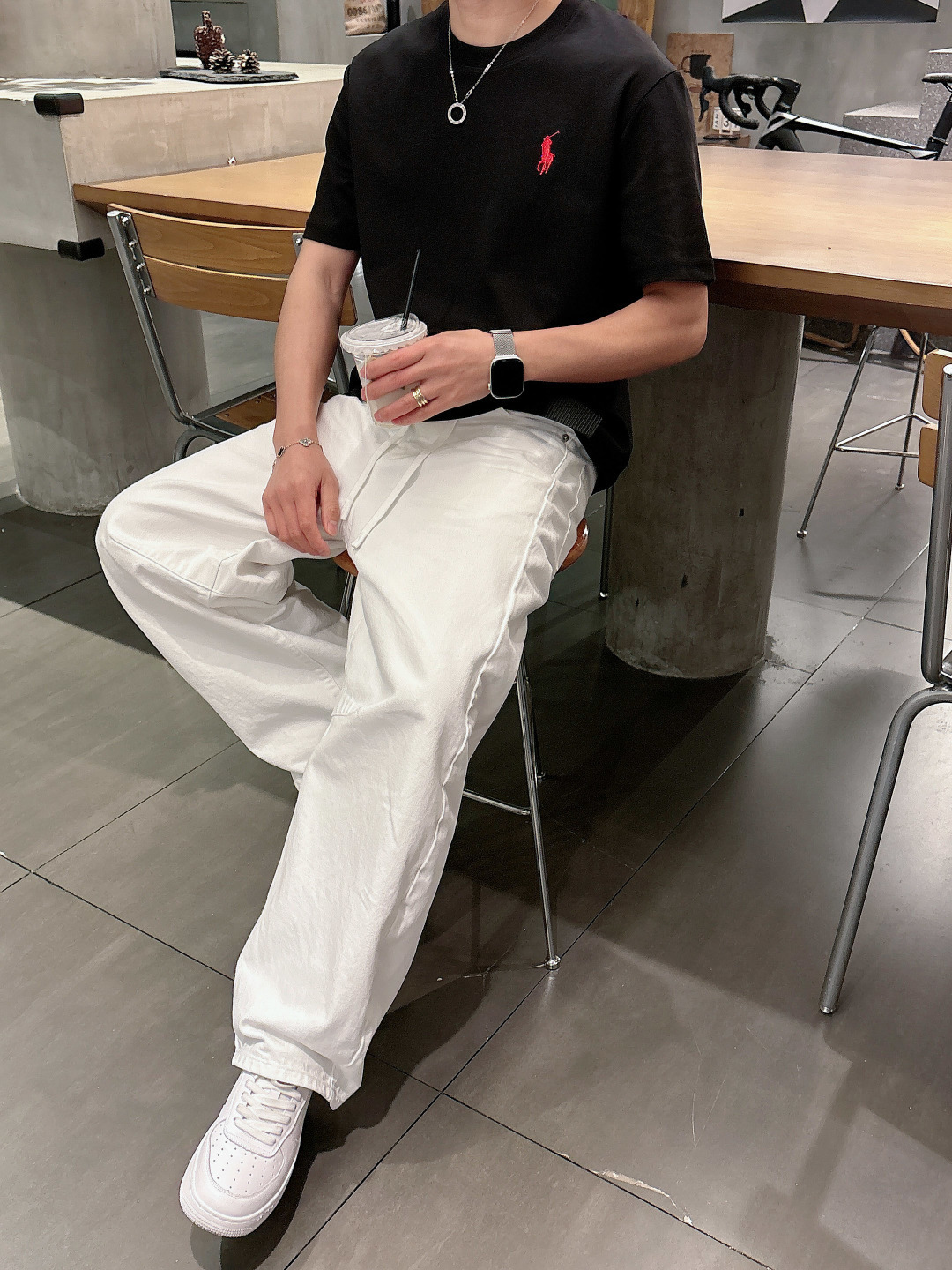 2026ss新品时尚休闲圆领休闲短袖 经典元素设计！没有过多复杂的工艺 玩的就是设计与材质的融合 专柜尺