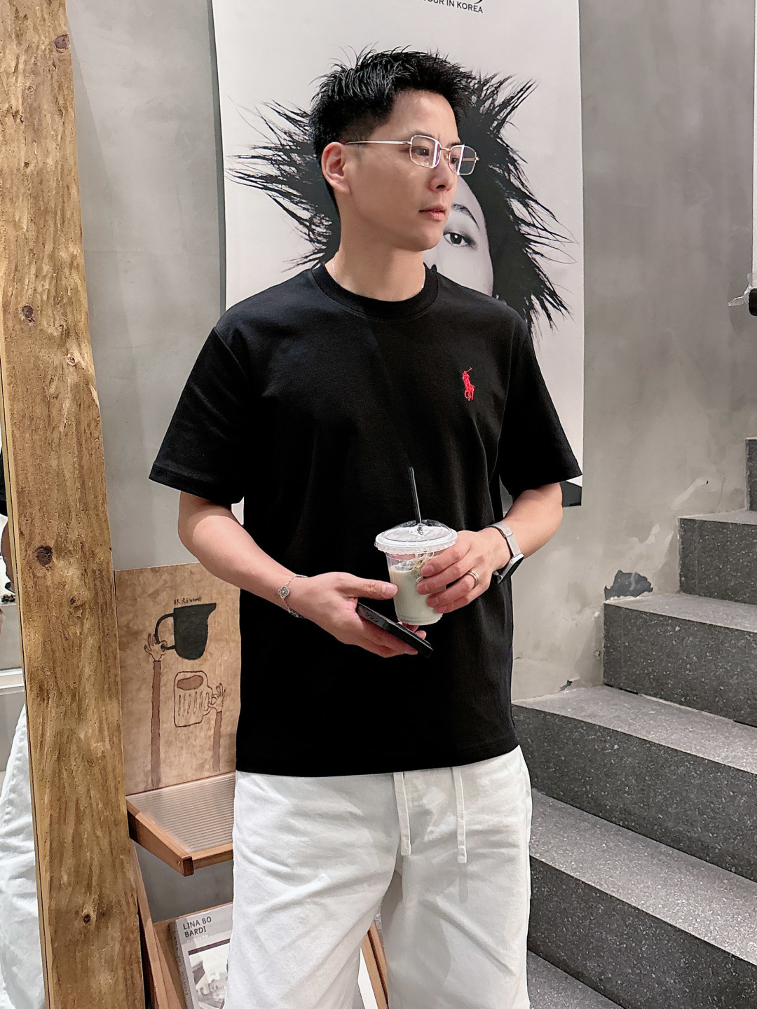 2026ss新品时尚休闲圆领休闲短袖 经典元素设计！没有过多复杂的工艺 玩的就是设计与材质的融合 专柜尺