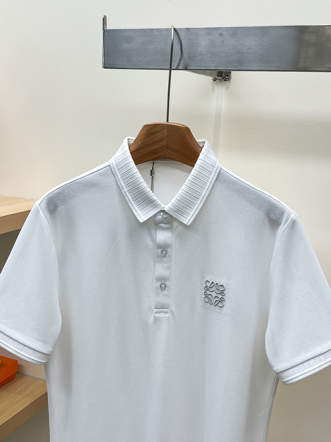 LOEWE💥2026独家专供新款原单男士休闲短袖 翻领徽标刺绣Polo衫 高端定制 高端版本 时尚百搭爆