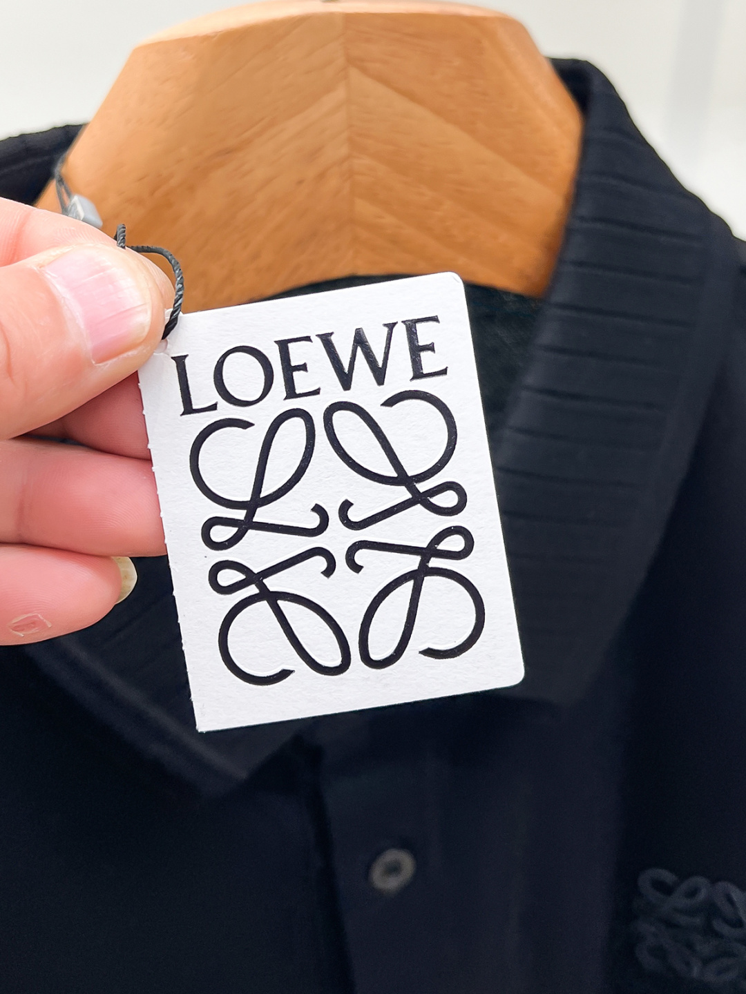 LOEWE💥2026独家专供新款原单男士休闲短袖 翻领徽标刺绣Polo衫 高端定制 高端版本 时尚百搭爆