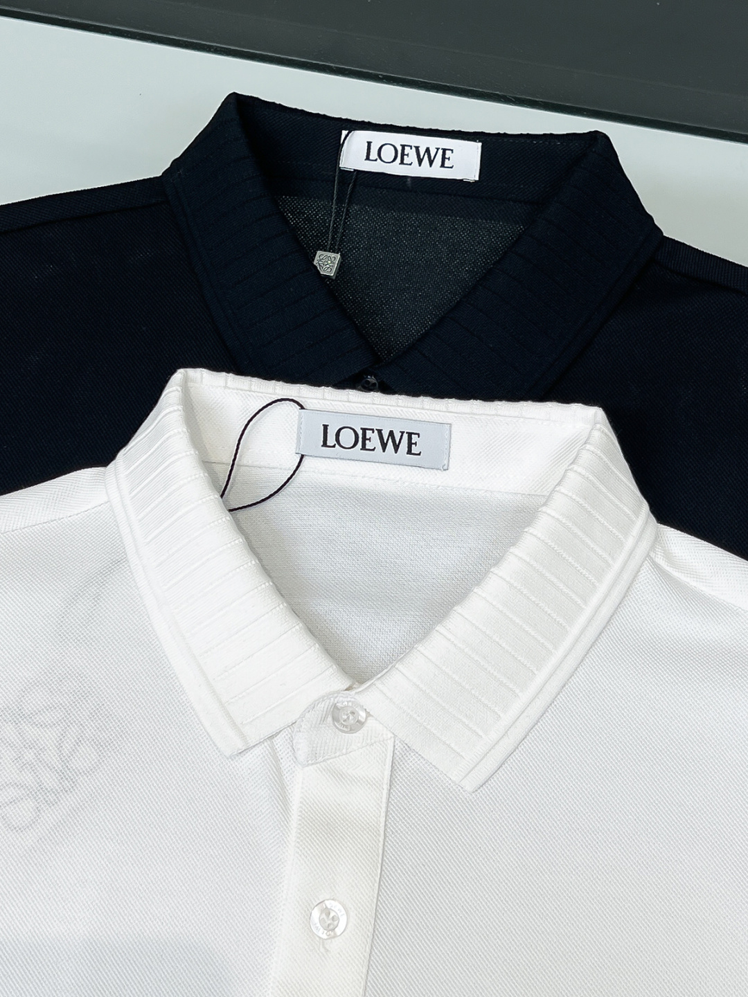 LOEWE💥2026独家专供新款原单男士休闲短袖 翻领徽标刺绣Polo衫 高端定制 高端版本 时尚百搭爆