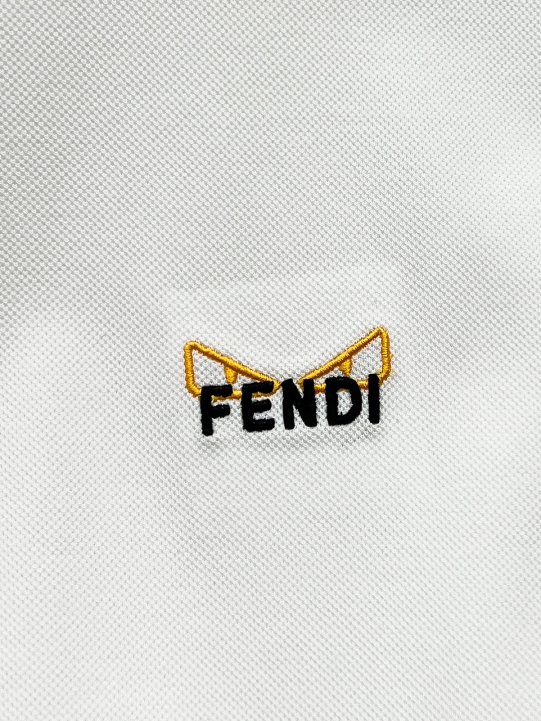 ✨FENDI 2026春夏最新，官网最新款男士短袖翻领Polo衫，高端定制进口珠地棉面料 穿着舒适、胸前