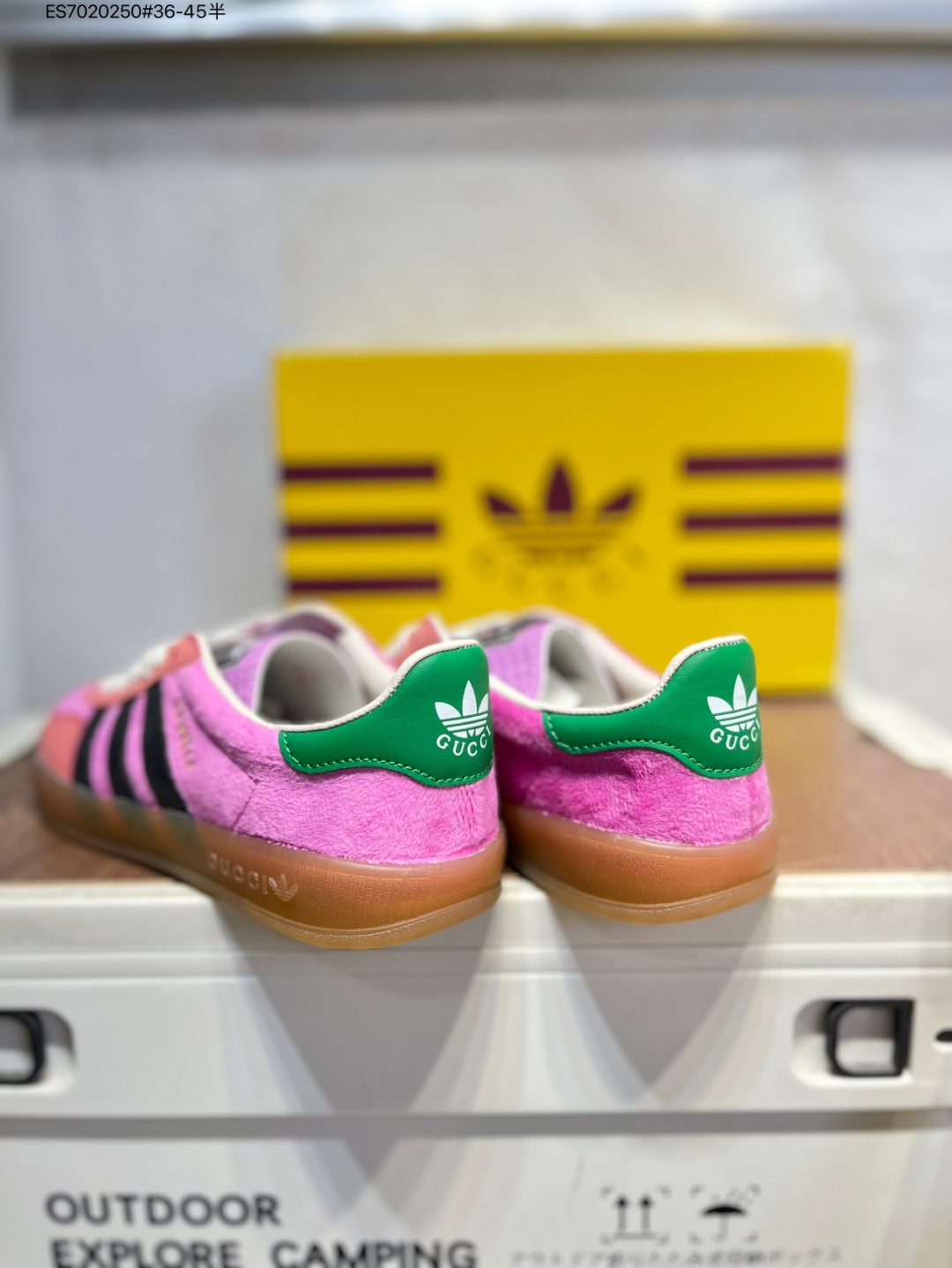 💰130
开学季福利特价❗️阿迪达斯Adidas Originals Gazelle"Esquisite Gucci"德训 羚羊系列低帮复古百搭休闲运动板鞋707864 ES7020250#36-45半