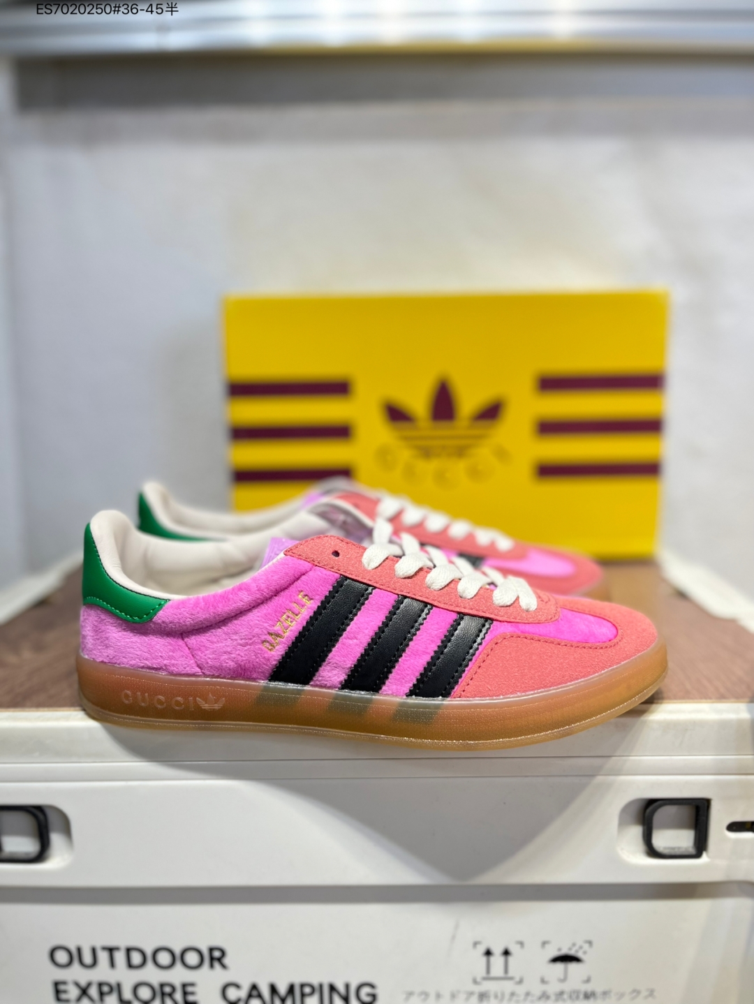 💰130
开学季福利特价❗️阿迪达斯Adidas Originals Gazelle"Esquisite Gucci"德训 羚羊系列低帮复古百搭休闲运动板鞋707864 ES7020250#36-45半