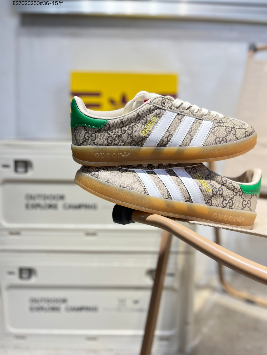 💰130
开学季福利特价❗️阿迪达斯Adidas Originals Gazelle"Esquisite Gucci"德训 羚羊系列低帮复古百搭休闲运动板鞋707864 ES7020250#36-45半