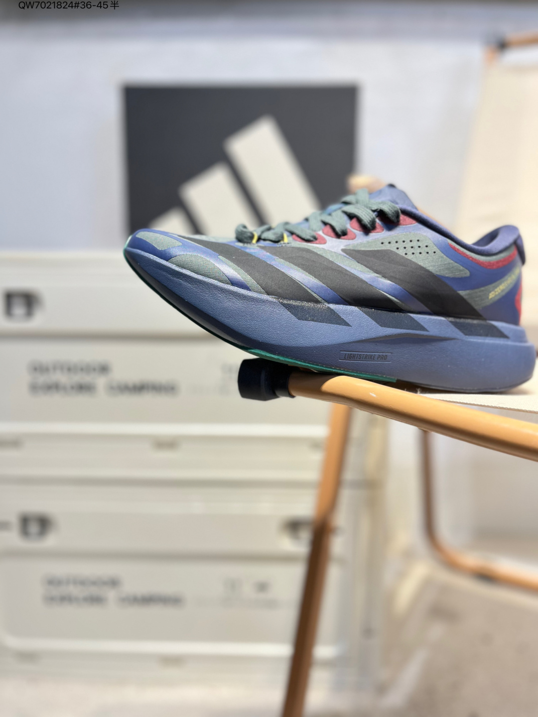 ️Adidas Adizero Evo SL 阿迪达斯 舒适百搭防滑耐磨 低帮 休闲跑步鞋KI4765 QW7021824#36-45半