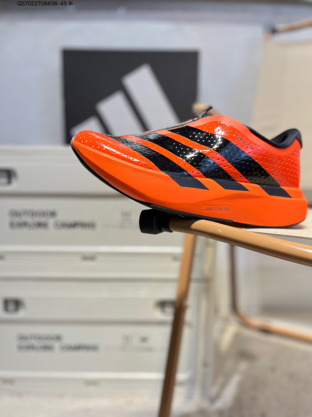 Adidas Adizero EVO SL ATR马拉松飞线贾卡轻质透气休闲运动跑步鞋 采用双层透气网纱 Flywire动态飞线绑缚鞋面材质 内置Zoom小气垫装置KH7786 QS7022708#36-45半