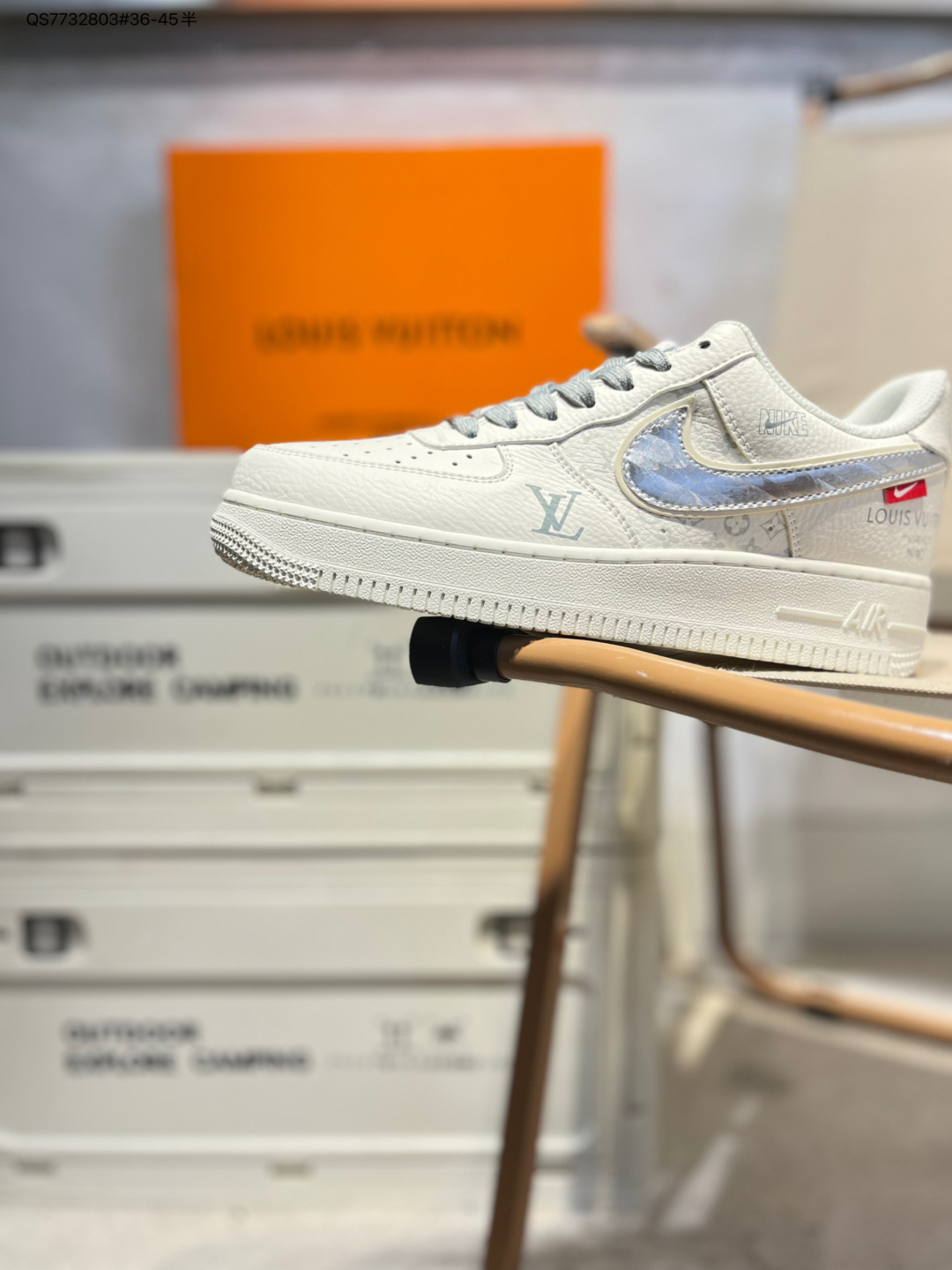 ️头层皮❗️Nk Air Force 1'07 Low 空军一号低帮休闲板鞋 #定制皮料 原楦原纸板 纯正空军版型 高清洁度 内置全掌气垫KG6699 QS7732803#36-45半 image 1