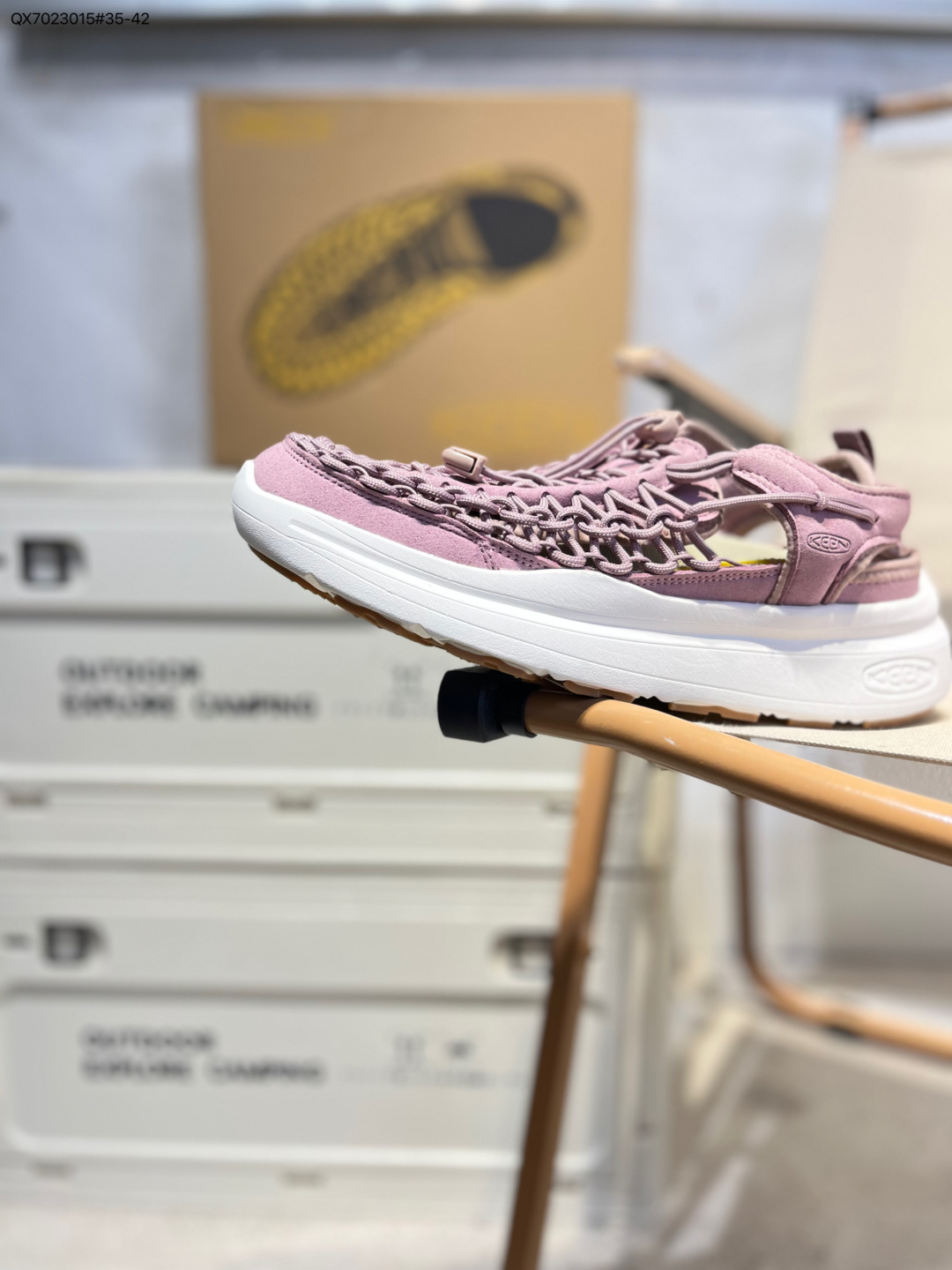 ️科恩 Keen Uneek Flat-M 编织弹力穿搭溯溪涉水休闲户外凉鞋917 QX7023015# image 1
