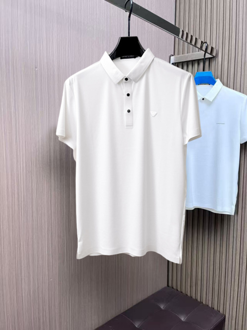 Armani Men's Short Sleeve Polo Shirt - Business Casual Style, Comfortable Fabric 1 Armani Men's Short Sleeve Polo Shirt - Business Casual Style, Comfortable Fabric