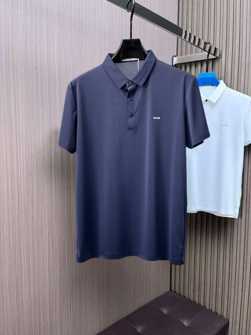 Dior Men's Short Sleeve Polo Shirt - Breathable & Comfortable Fabric 1 Dior Men's Short Sleeve Polo Shirt - Breathable & Comfortable Fabric