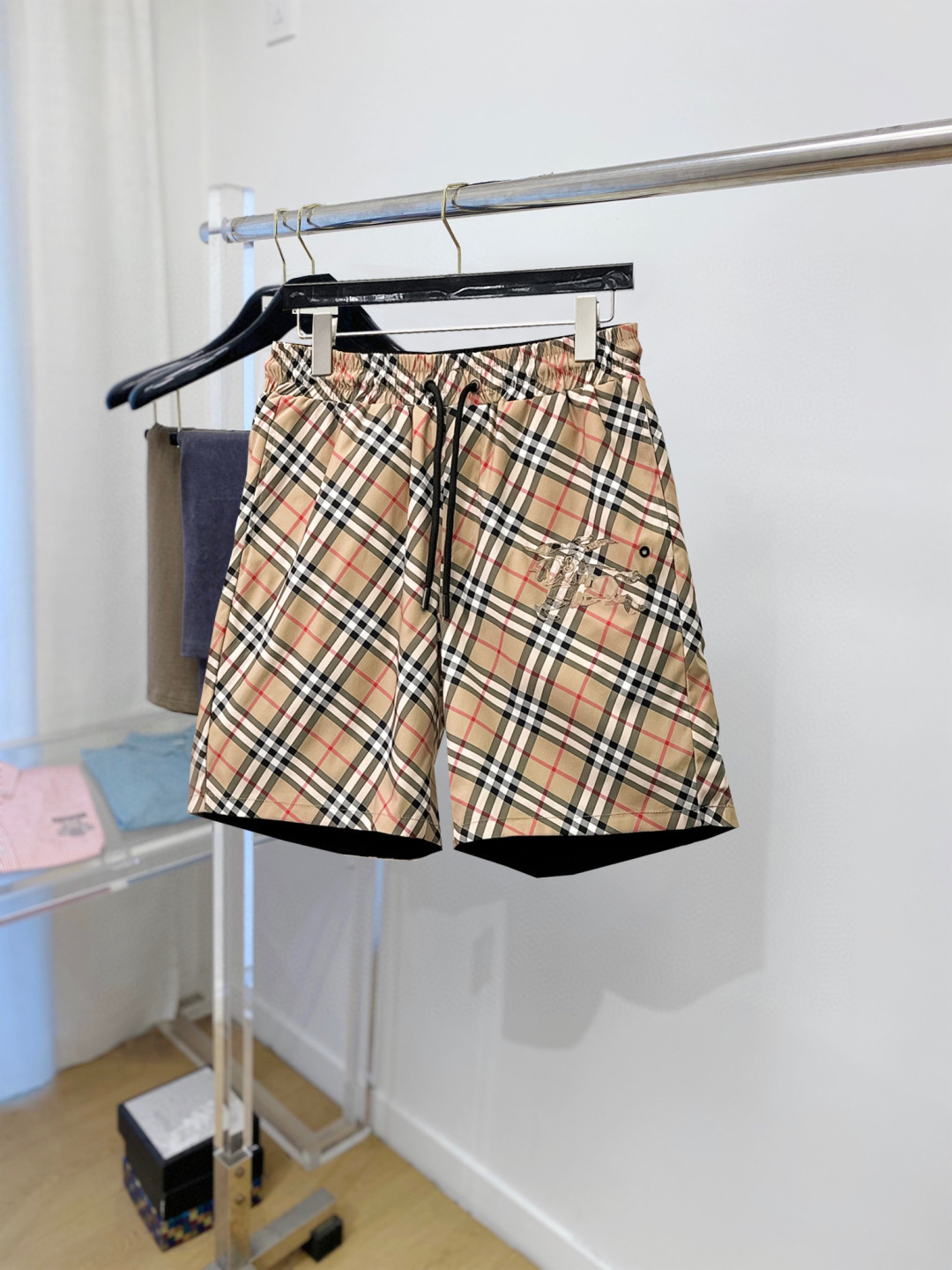 Burberry Check Cotton Shorts, Summer Casual Style, Luxurious Designer Shorts