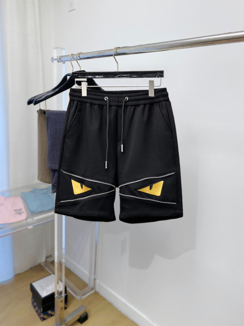 Fendi Monster Eyes Cotton Blend Shorts | Luxury Casual Summer 2025 Collection 1 Fendi Monster Eyes Cotton Blend Shorts | Luxury Casual Summer 2025 Collection