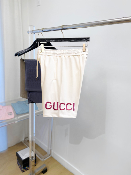 Gucci Men's 2025 Summer Collection Casual Shorts with Original Logo 1 Gucci Men's 2025 Summer Collection Casual Shorts with Original Logo