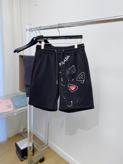 Prada 2025 Summer New Original Casual Shorts with Luxury Brand Logo 1 Prada 2025 Summer New Original Casual Shorts with Luxury Brand Logo