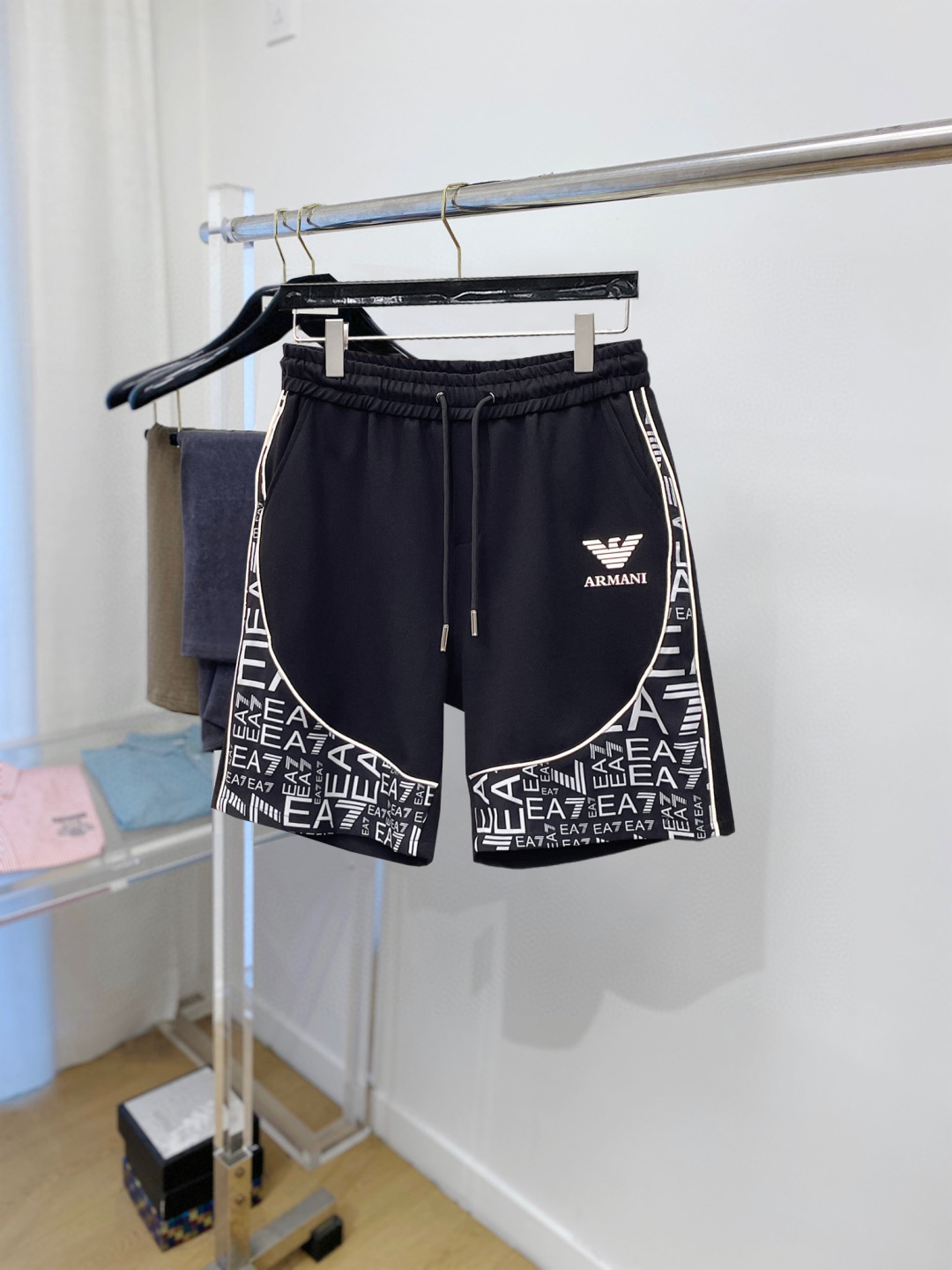 Armani Men's Casual Shorts | Luxury Classic Logo | Summer 2025 Collection