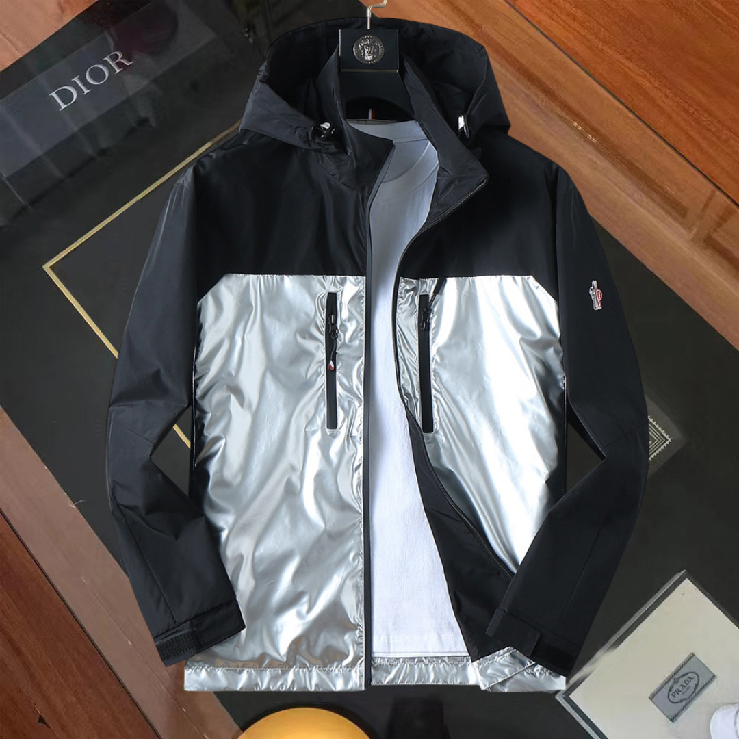 P350 Moncler ¡Mismo modelo que en la web oficial! Chaqueta de hombre nueva para primavera/otoño 2026, con tres etiqueta…