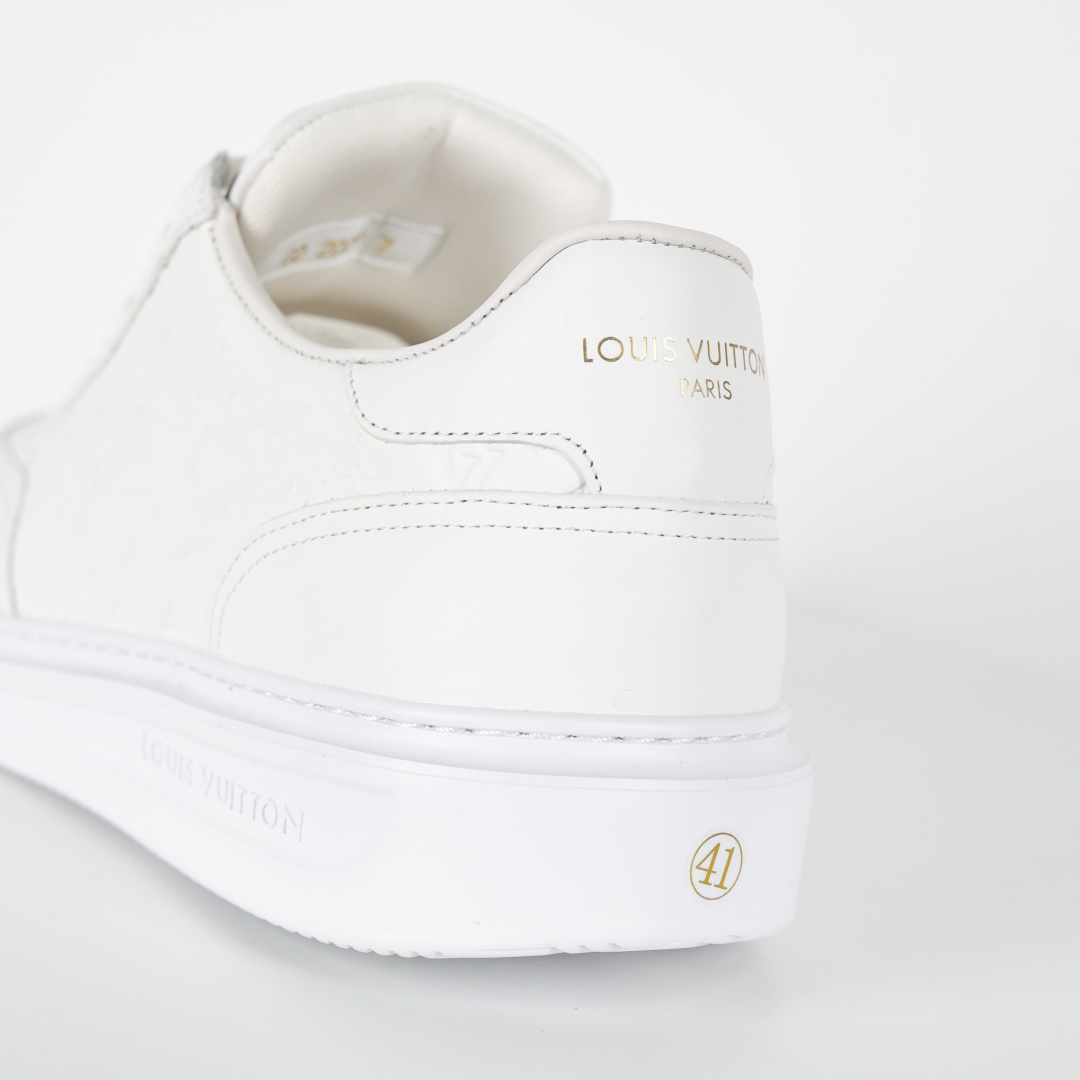 Beverly hills 生活休闲鞋 柔软牛皮革描摹经典 monogram印花 塑造优雅鞋面 橡胶外底