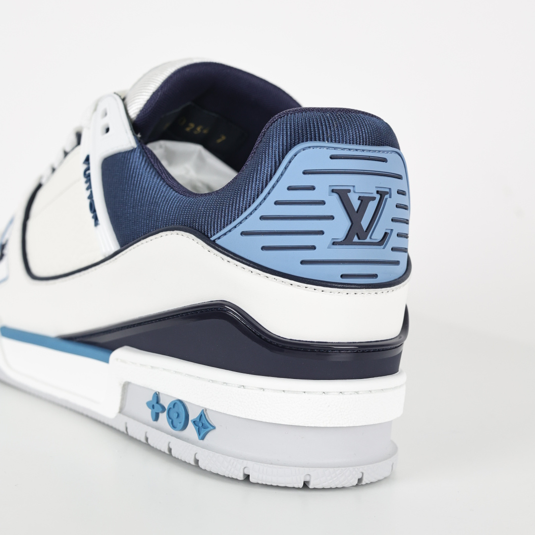 550 Lv Trainer X1 Max 版本 高奢经典巅峰 新款白蓝 东莞纯原顶级高端复刻