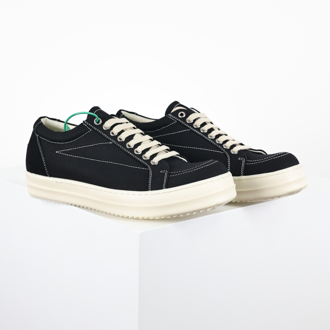 RO 欧文斯 Rickowens DRKSHDW Temple 帆布鞋最新版底模，字体凹进去的！一比一规