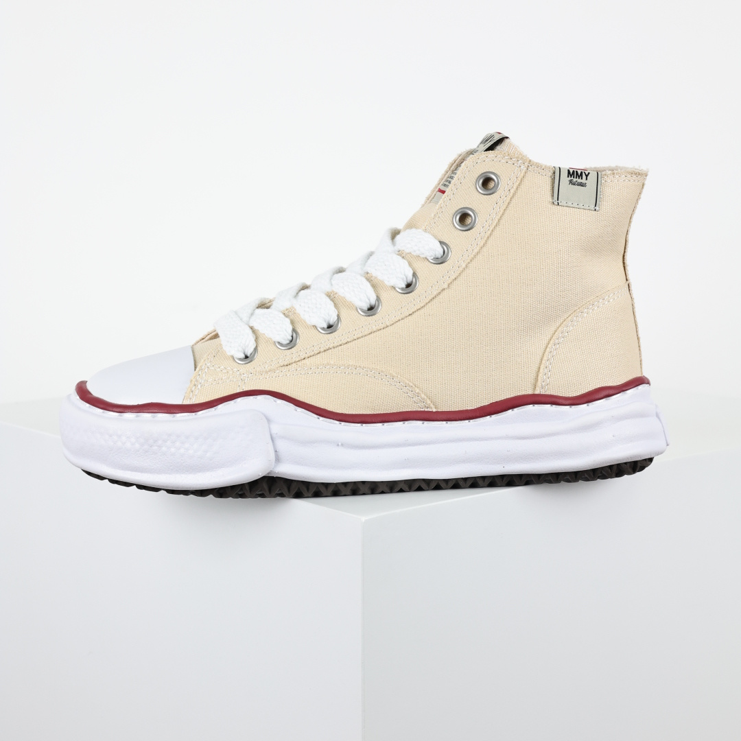 Mmy 三元康裕 Perterson Og Sole 高帮 全硫化溶解鞋 米色东莞原产#原楦原纸版开发#