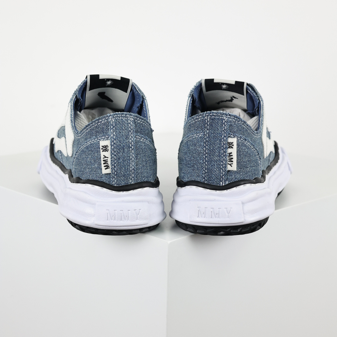 AMIRI × Maison Mihara Yasuhiro Skel-Top Low 帆布鞋 牛仔布东