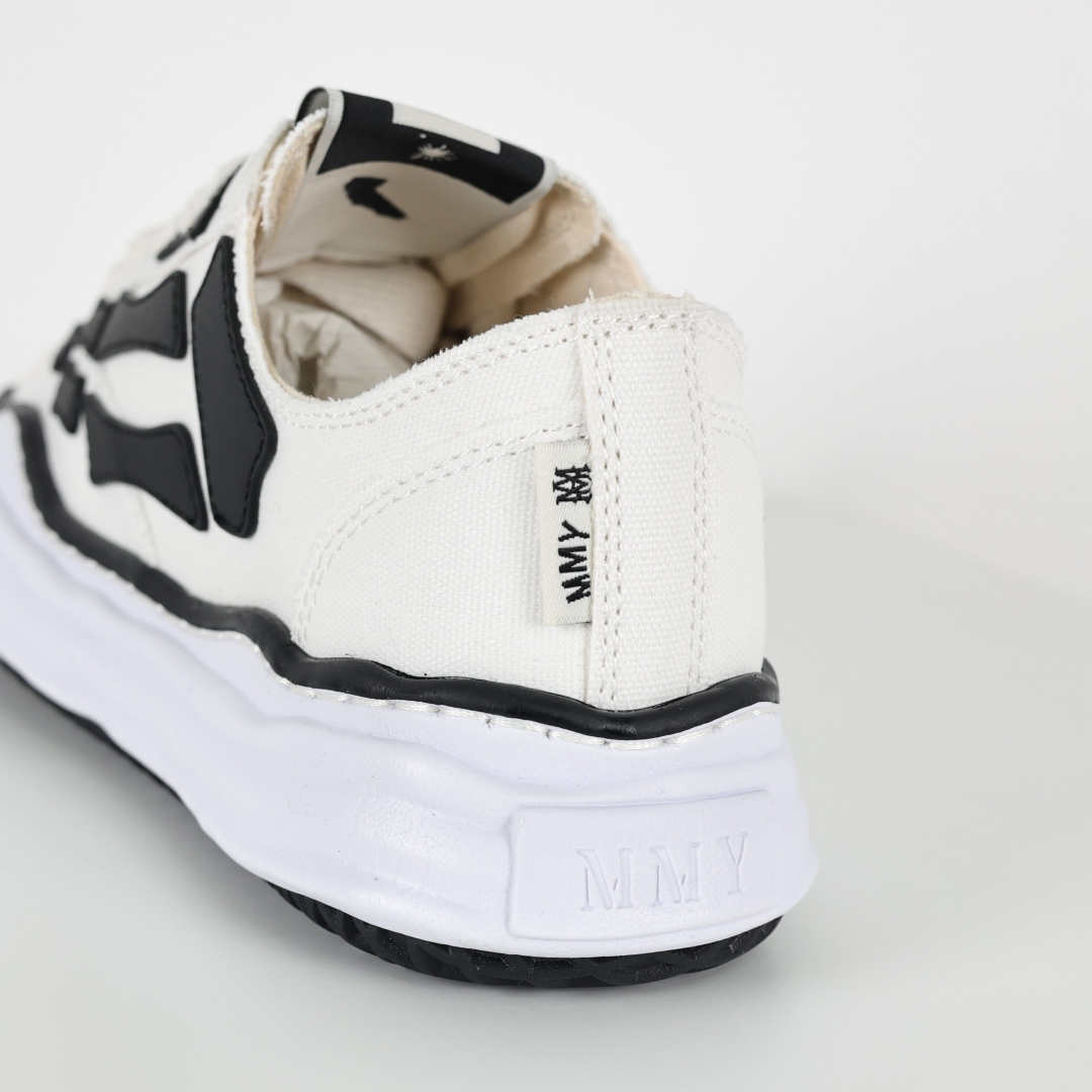 AMIRI ×Maison Mihara Yasuhiro Skel-Top Low 帆布鞋 白色￼东莞