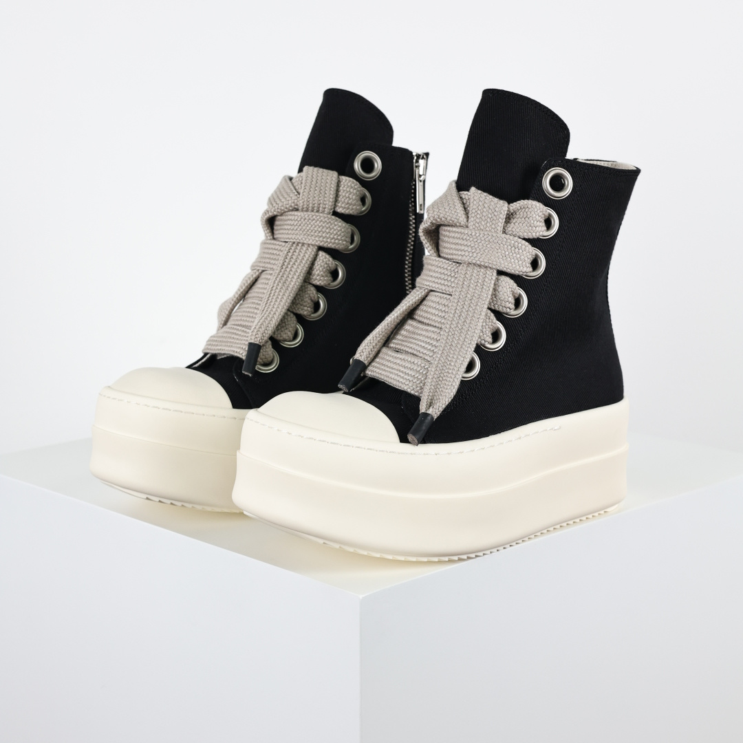 Rick Owens DRKSHDW Mega Bumper Jumbolace 圆头拉链 6.5cm 