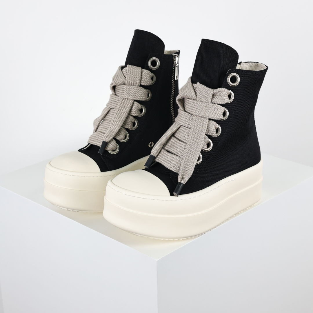 Rick Owens DRKSHDW Mega Bumper Jumbolace 圆头拉链 6.5cm 